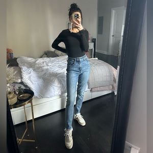 DEAR JOHN - OLIVIA SUPER HIGH RISE ANKLE SKINNY JEANS